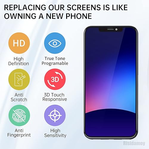 Miniatura 5 de para iPhone Xs Reemplazo de pantalla de 5.8 pulgadas con altavoz de oído Sensor de proximidad Pantalla LCD Asamblea digitalizador 3D Touch Fix Tool