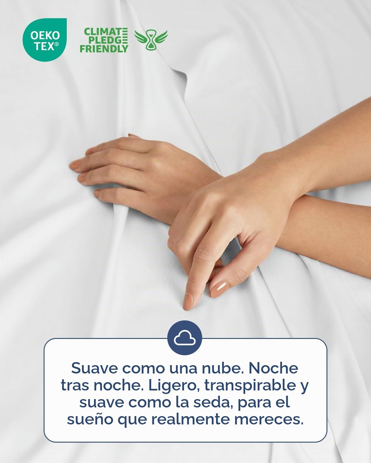 100% Rayón derivado del bambú - Sábanas de bambú tamaño Queen - Sábanas refrescantes para cama Queen - Ropa de cama ultra suave, transpirable y de lujo hotelero - 1 sábana lisa y 1 sábana ajustada y 2