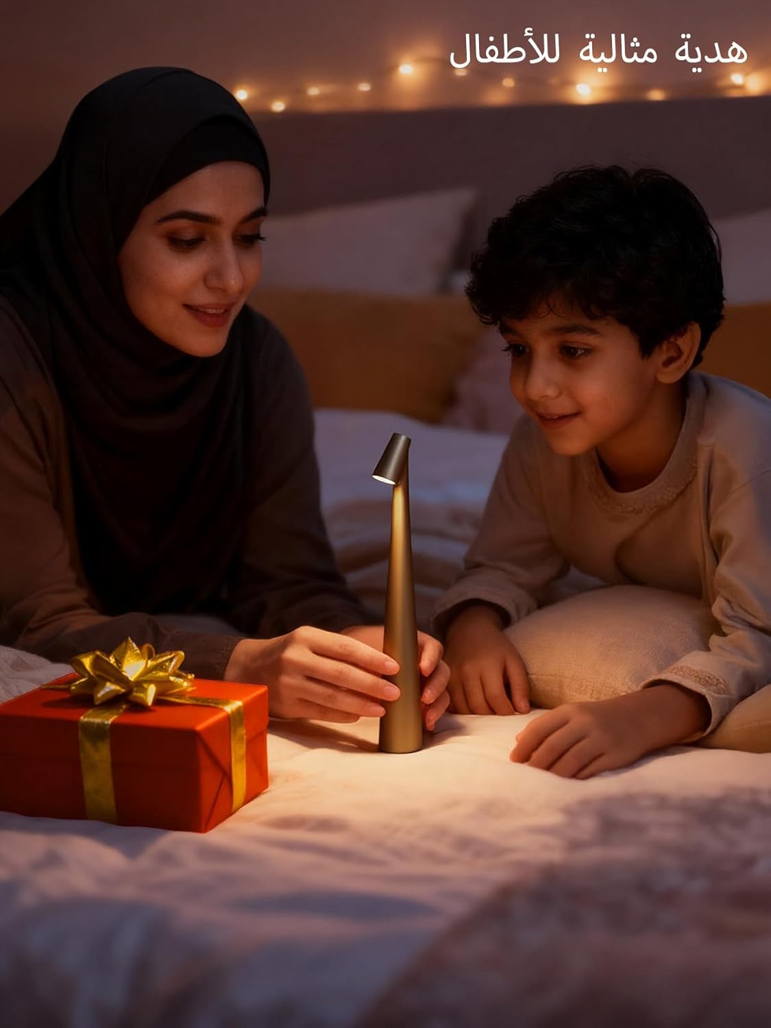 مصباح مكتب LED بتحكم باللمس، 3 ألوان إضاءة، تصميم...