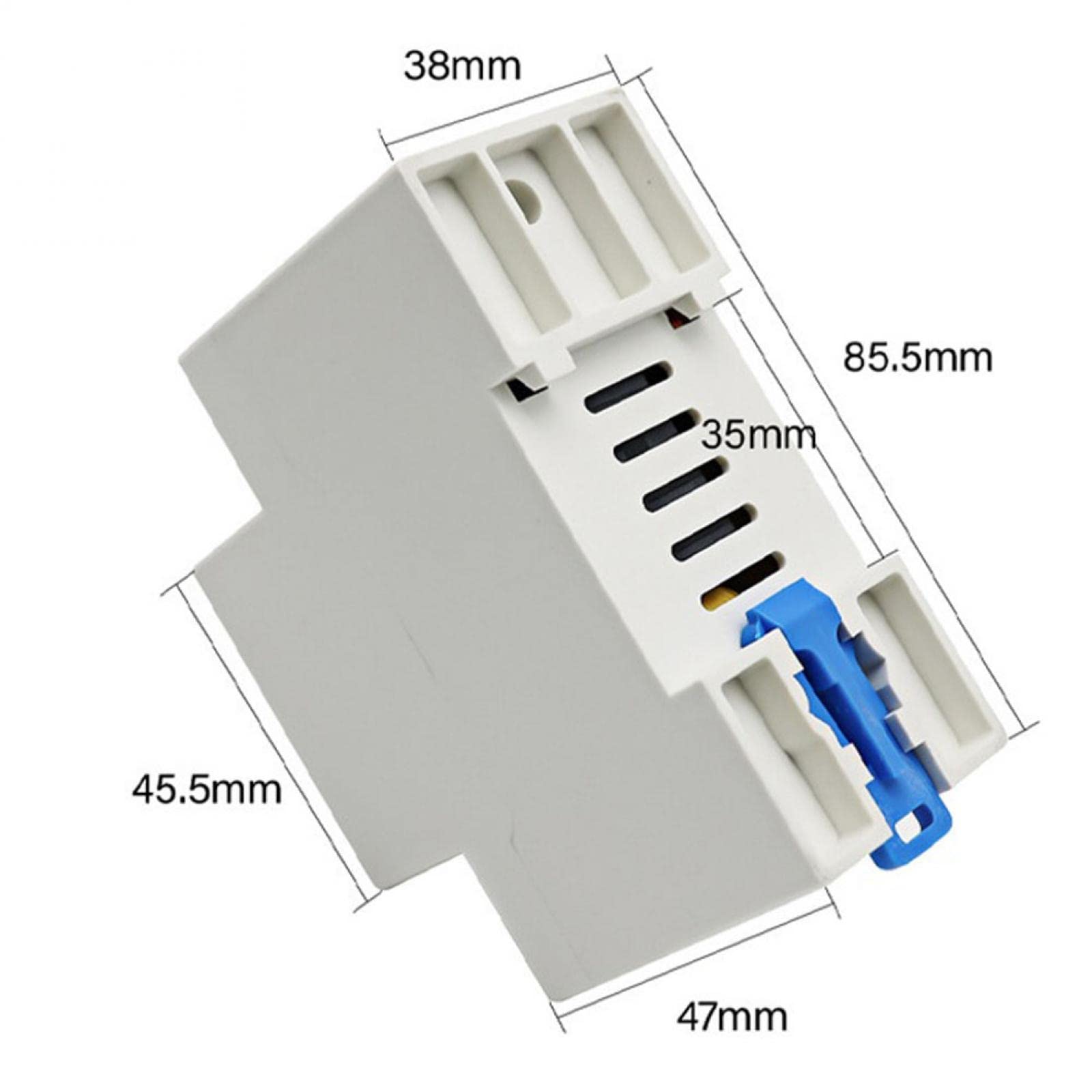 RANRAO Interruttore Automatico 2P 63A WiFi su Guida DIN 35 mm Smart Switch Controllo remoto Tramite App Tuya/Smart Life