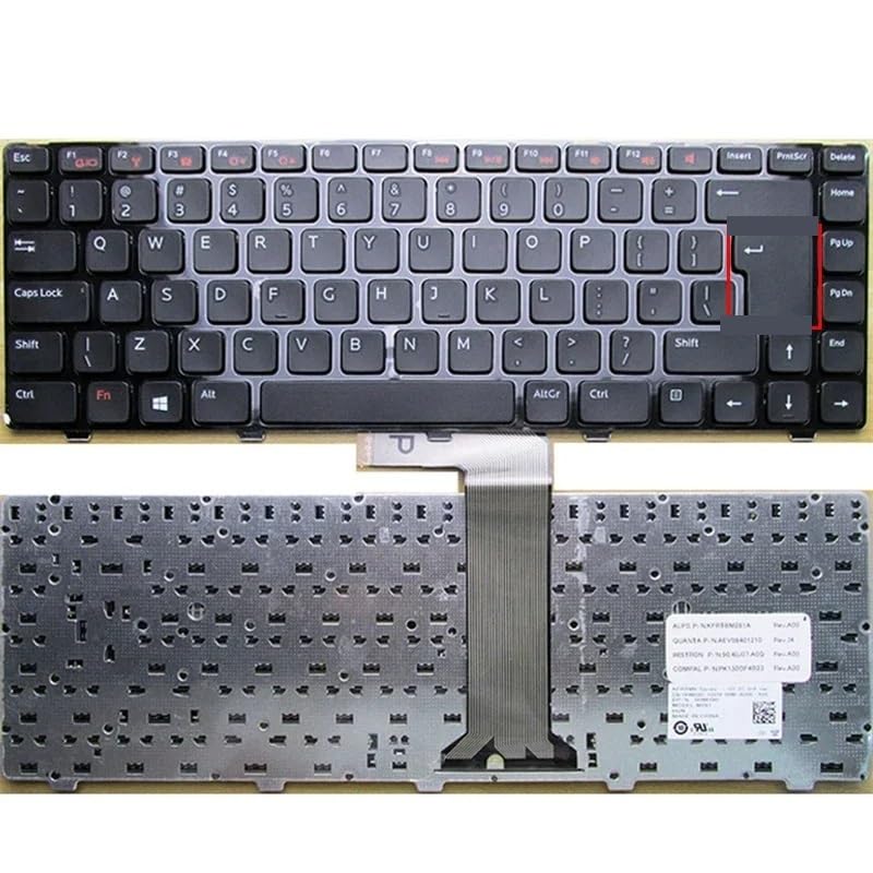 Clavier pour Dell Inspiron 5520 N4110 N4050 réparer touche Entrée cassée
