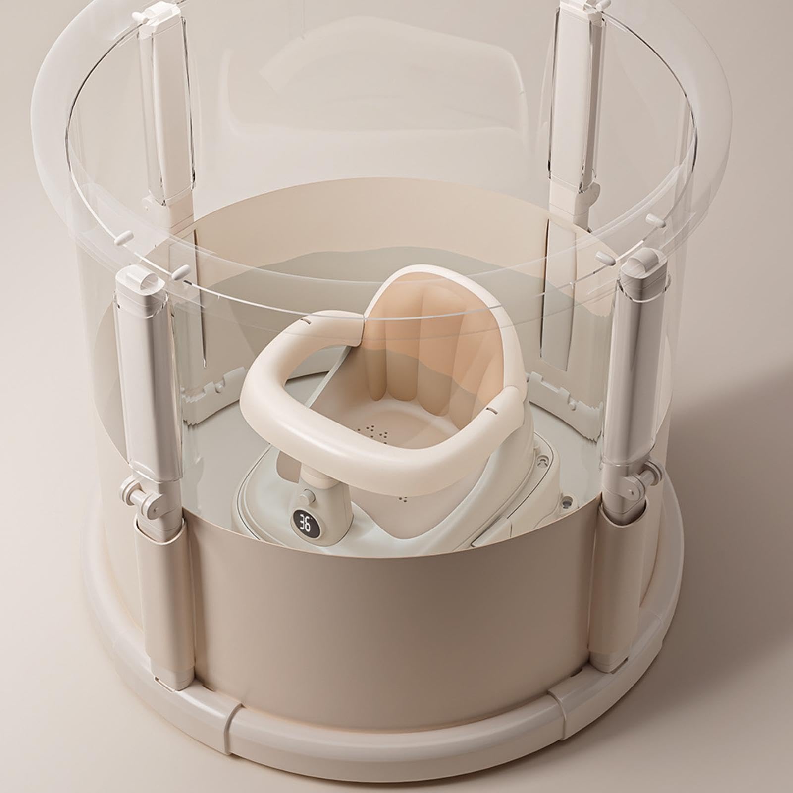 Asiento de baño para bebés Silla con ventosas antideslizante y goma