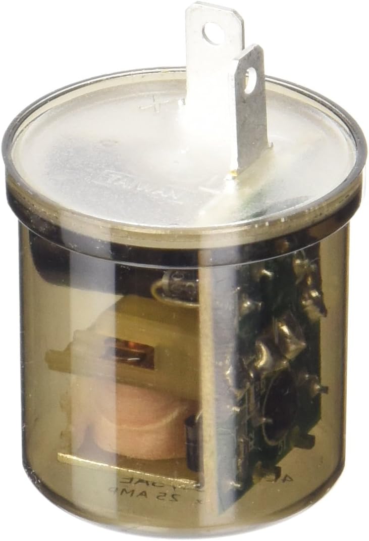 HELLA 961553151 Flasher 12V 2 Pin Rnd, Multi