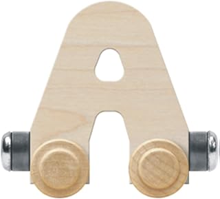 Maple Landmark NameTrain Unfinished Letter Car A - Made in USA