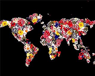 Malen Nach Zahlen Erwachsene Weltkarte