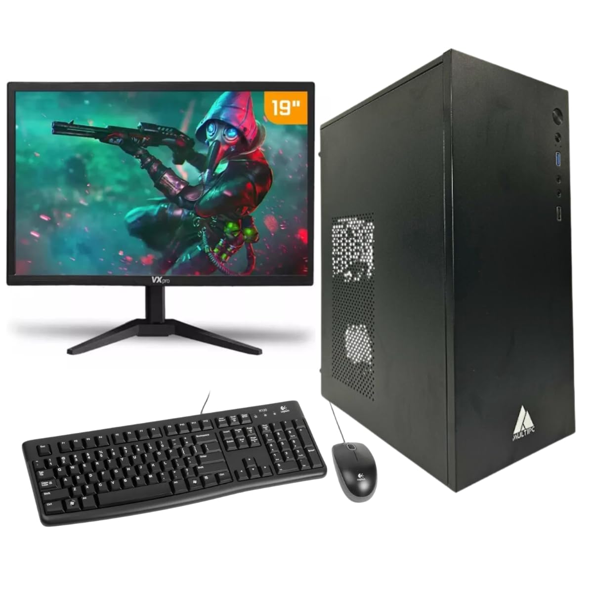 Computador Completo Intel Core I3 8GB Ram SSD 240GB Monitor 19