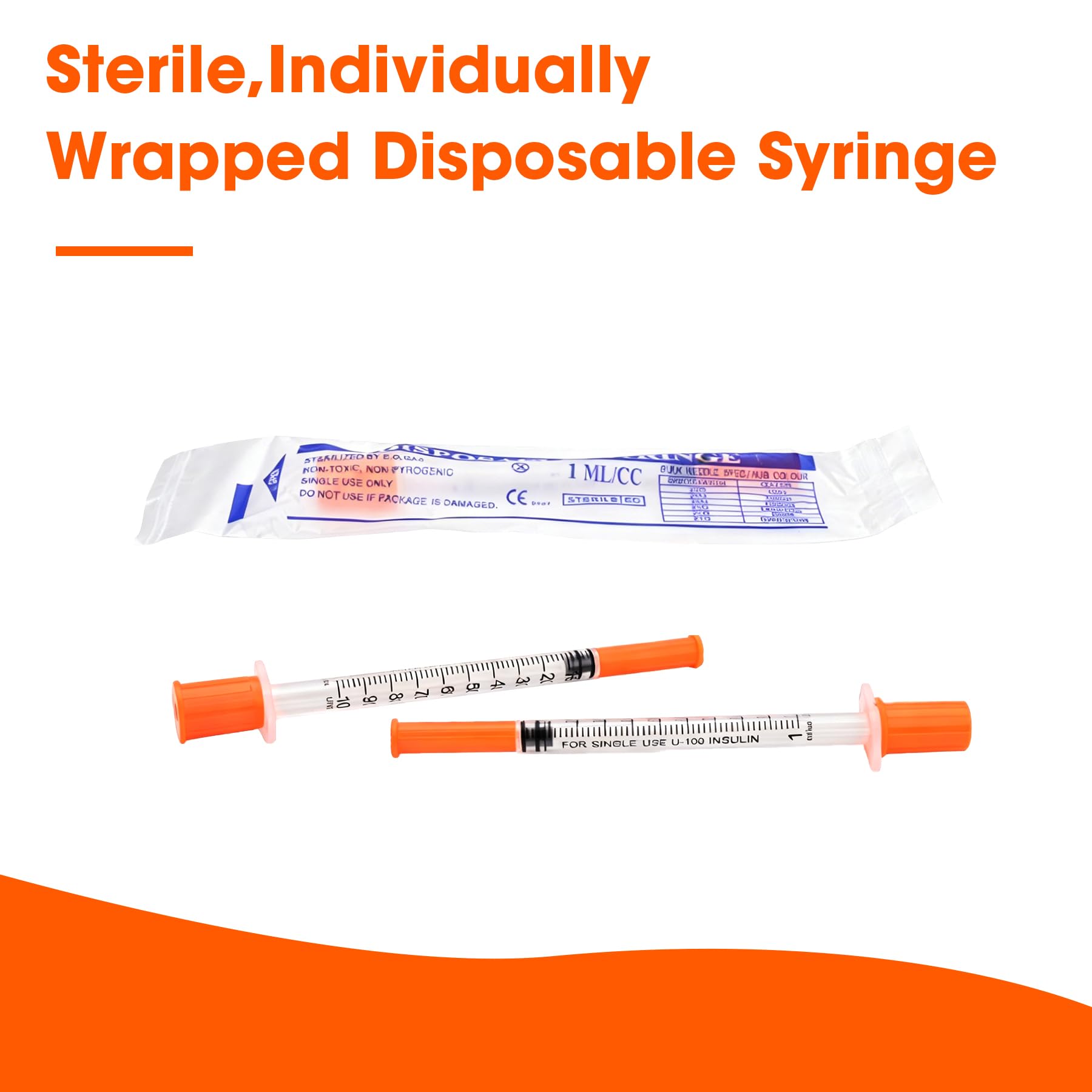 1ml Syringes, 30 Gauge 1/2 Inch (13mm), Pack of 50 — Amazon image 6