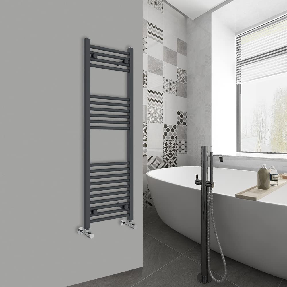 LuxeBath Radiateur Salle De Bain, 500x1200 Mm, Blanc, En Acier Revêtu