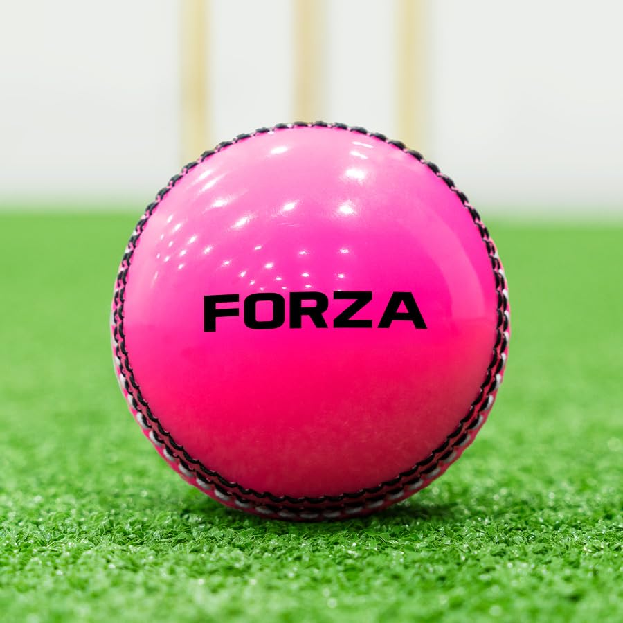 FORTRESS Cricket 'Incrediballs' [6 Pack] - Senior/Junior Cricket Balls | Foam Balls With Traditional Seams | Cricket Training & Practice - Pink or Red Cricket Ball (Pink, Senior - Pack of 1) — image 1