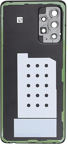 Miniatura 2 de Impresionante cubierta de panel trasero de plástico negro reemplazo para Samsung Galaxy A52 con marco de cámara trasera cubierta de vidrio