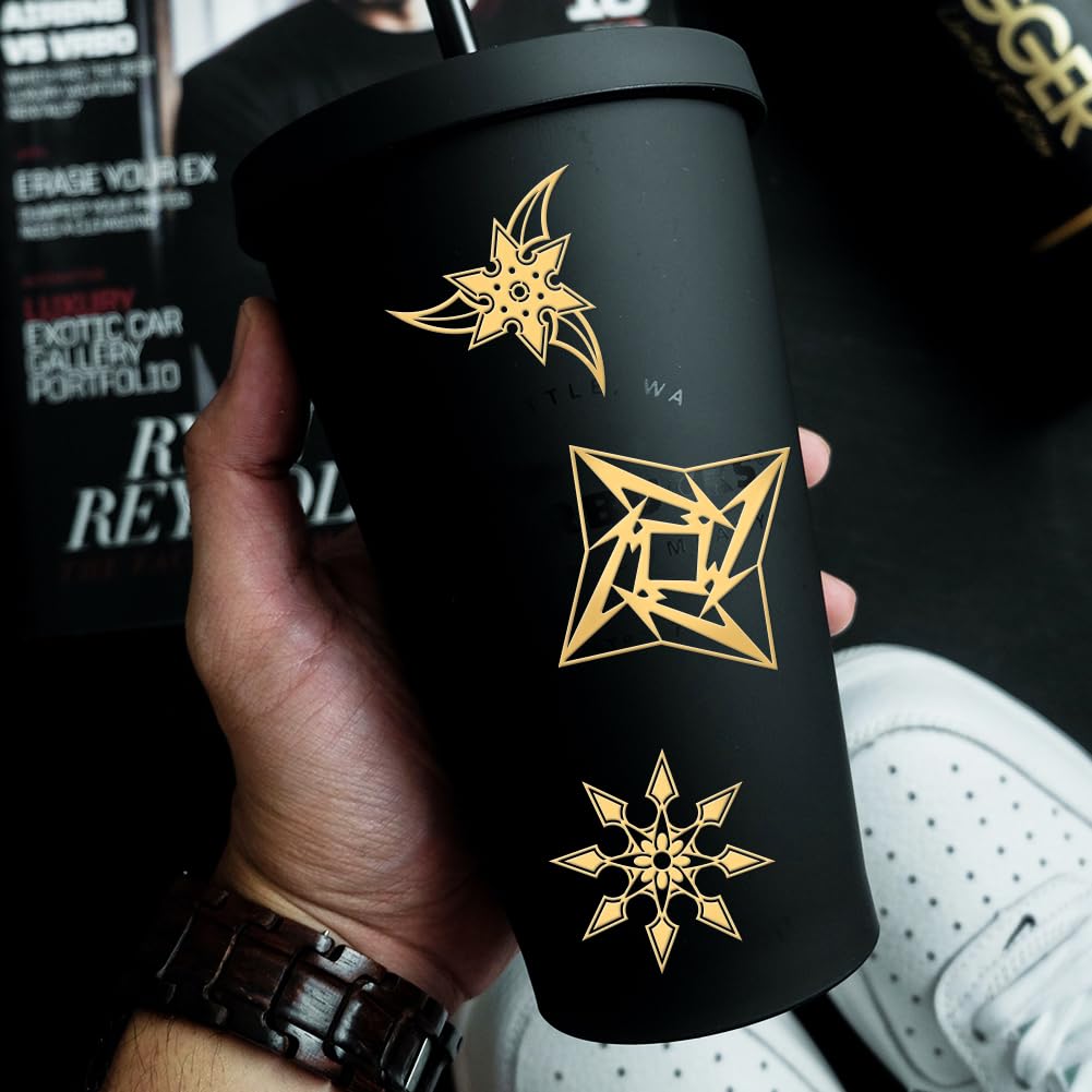 OLYCRAFT 9pcs D'Autocollants En Métal à Motif Rétro De 4x4cm