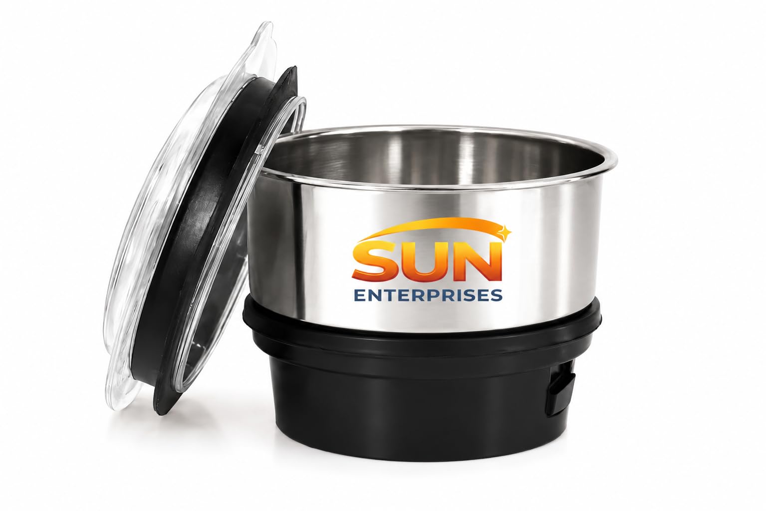 SUN ENTERPRISES Stainless Steel 180 Ml Mini Chutney grinders Jars Specially For Baby Food Processing HEAVY QUALITY, Fit On 2 Lock & 4 Teeth Coupler Mixer grinders Jars Only Silver-image-40