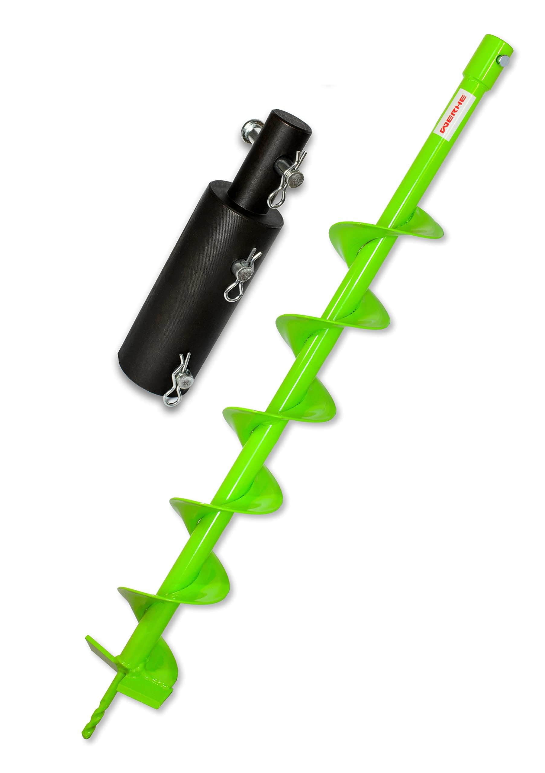 WERHE - Punta da trapano professionale per trapano a terra, a doppio albero, punta robusta per trapano Makita/Hitachi (100mm)