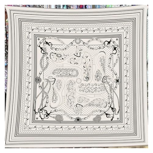 Foulard en soie au motif équestre intemporel pour affirmer votre style