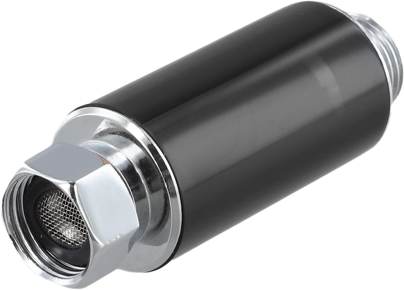 Digital Shower Thermometer with LED Display, Hydroelectric Water Temperature Gauge No Battery, 3 Color Safety Indicator for Bathroom Kitchen Bathtub, Silver 1/2 Inch Interface Easy Install