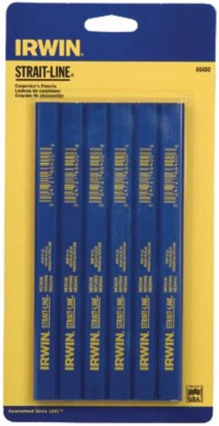 IRWIN Carpenter Pencil, Medium Lead, 6-Piece (66400)