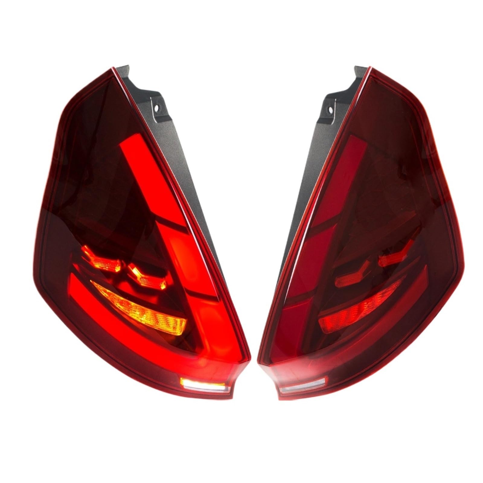 Conjunto De Luces Traseras LED Rojas Con Intermitentes Secuenciales Y Freno Para Ford Para Fiesta MK7 MK7.5 VI Hatchback 2008-2020