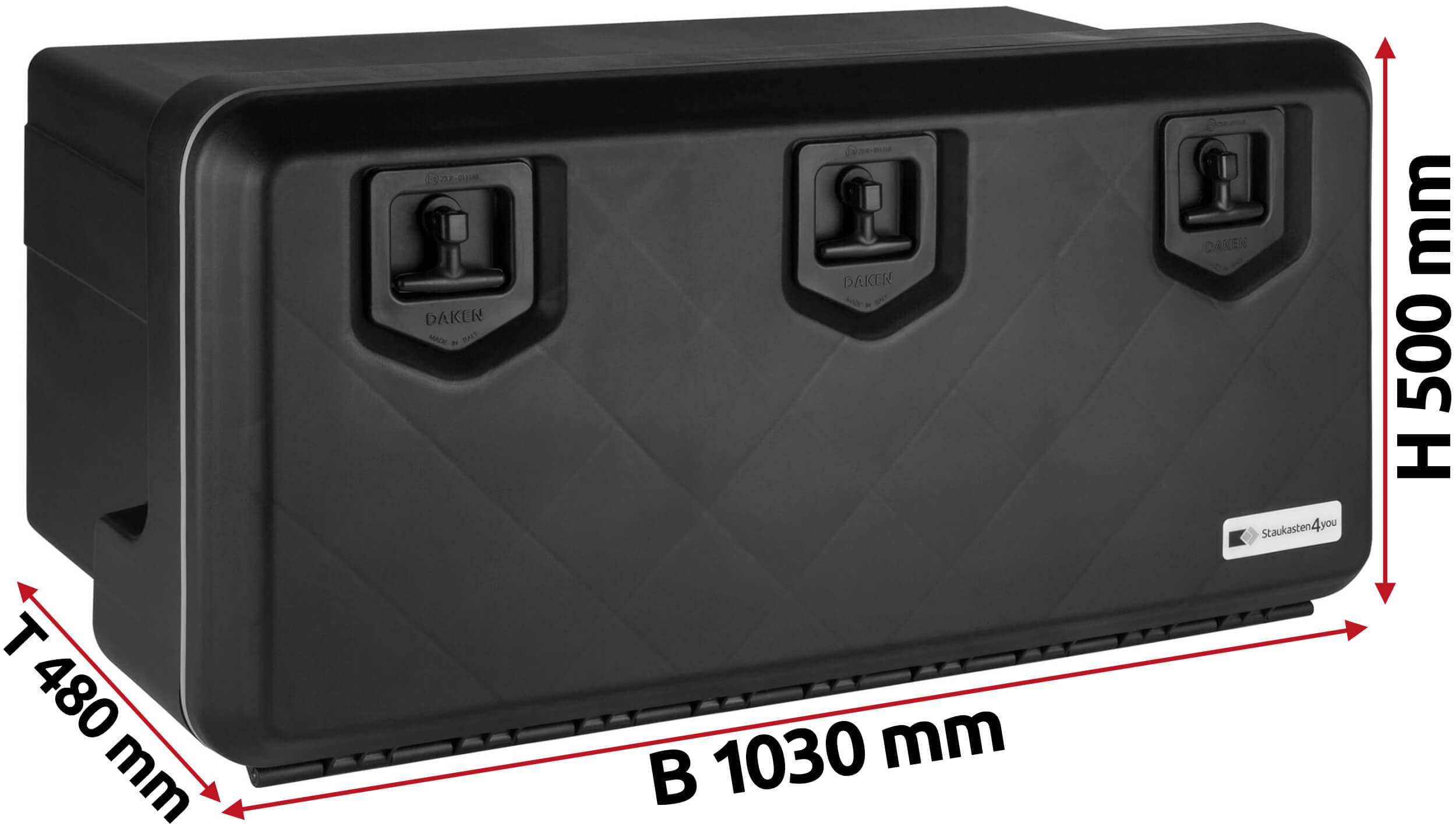 Support Vertical Daken VH401 – Fixation Coffre De Camion Welvet, Just, Arka – Charge Max 200 Kg