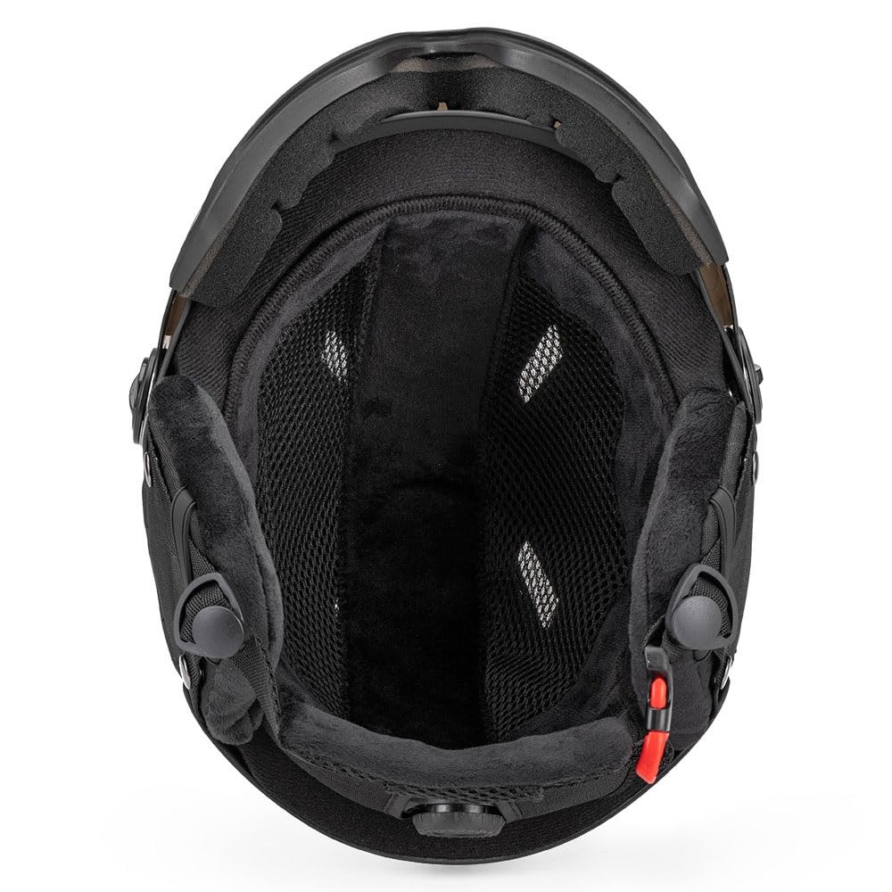 Casque de Ski de Ski Casque de Neige à Vent réglable pour Le matériel de Ski de Sport d'hiver extérieur pour Les Femmes Hommes