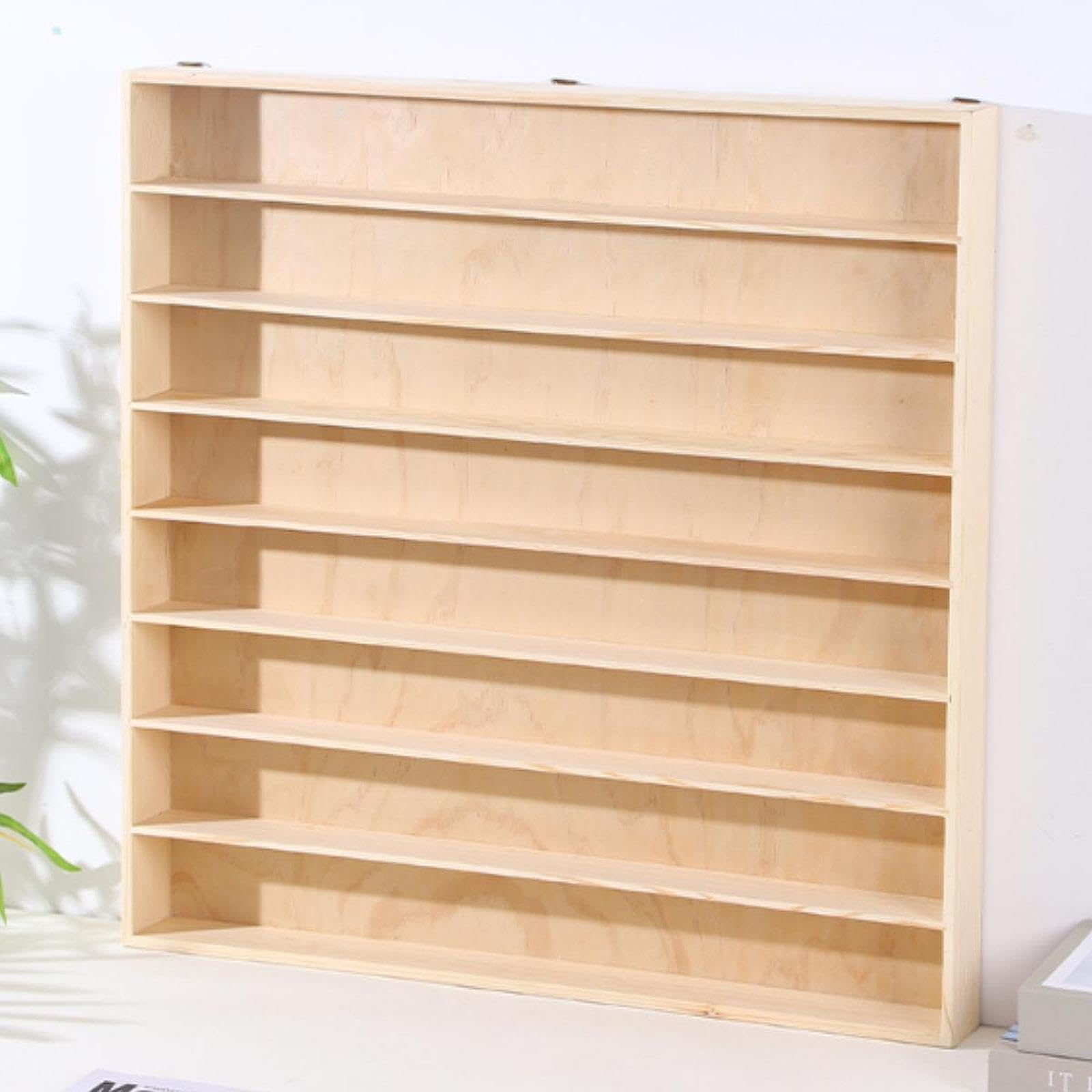 Vitrine Aus Holz für Modellautos, Vielseitig Einsetzbar für Spielfiguren,