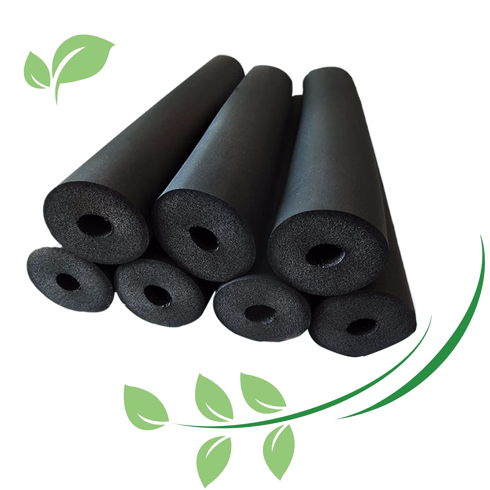 1(25mm)ID x 6.5Ft Rohrdämmung Schaumstoff Rohr Rohrhülle Wickel Polsterung Rohr 745060839633