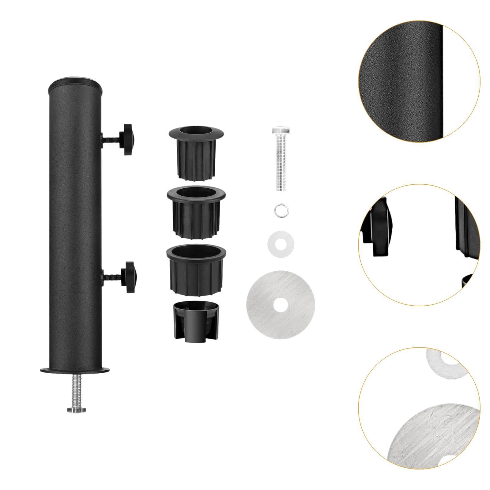 Tubo de Repuesto Reforzado para La Base de Sombrilla, Diseñado para Jardines Exteriores.