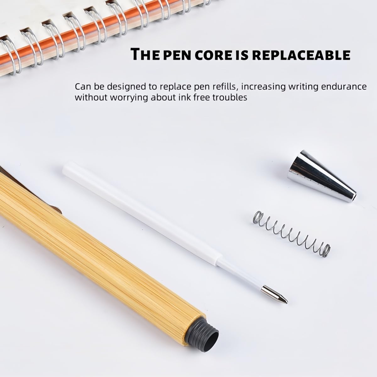 Bolígrafos De Bambú Personalizados, Bolígrafos De Escritura De Alta Calidad Con Tinta Negra Suave, Personalizados For Hombres Y Mujeres, Perfectos For Graduación Profesores Regalos(100pcs)
