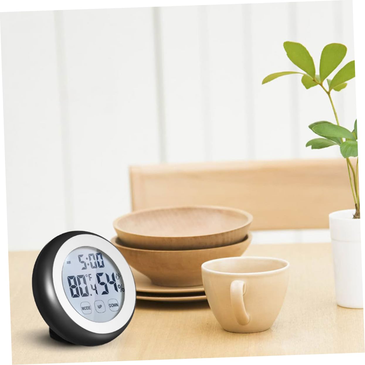 Toddmomy Lot De 3 Hygromètres Numériques Dintérieur Pour Bébé Avec Écran Tactile Lcd Et Réveil