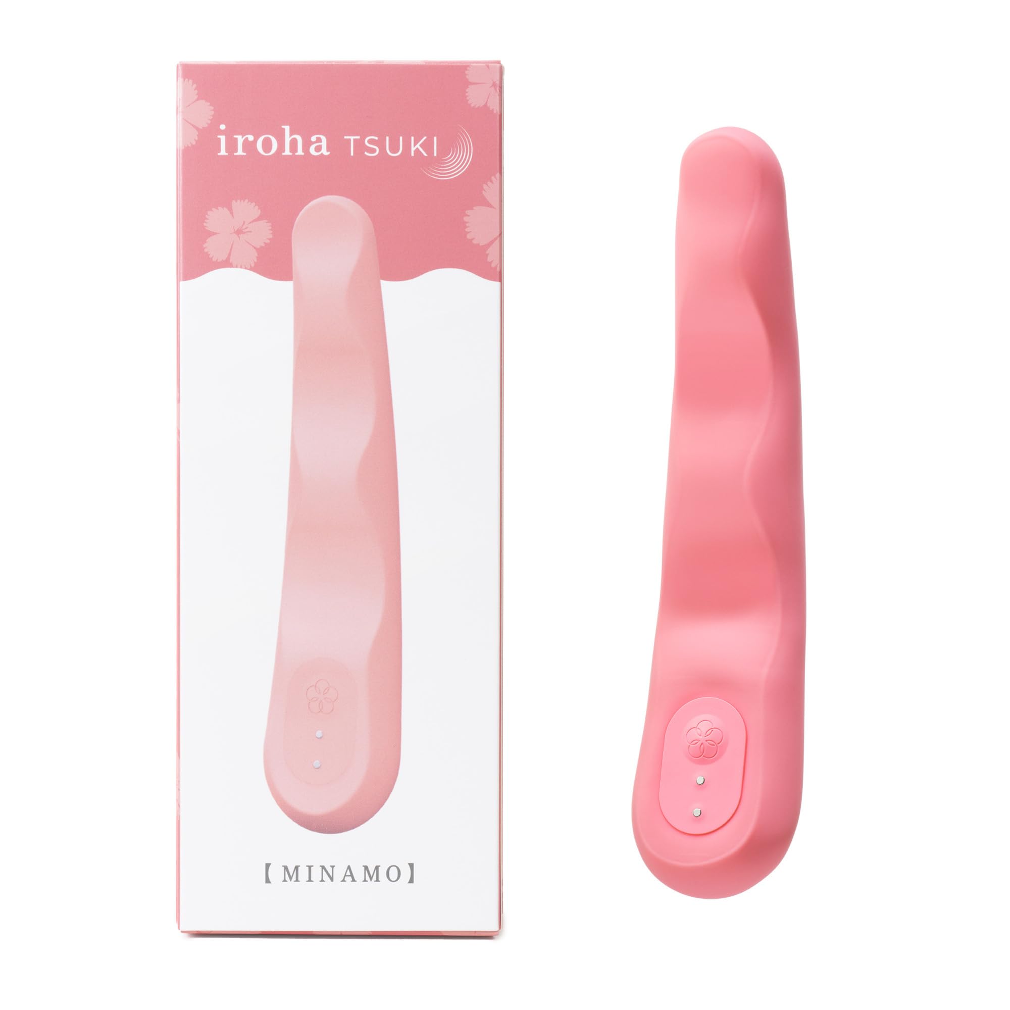 iroha TSUKI MINAMO (Nadeshiko Color) Vibratore in silicone a tocco morbido con 5 intensità, 3 ritmi e ricarica USB-C