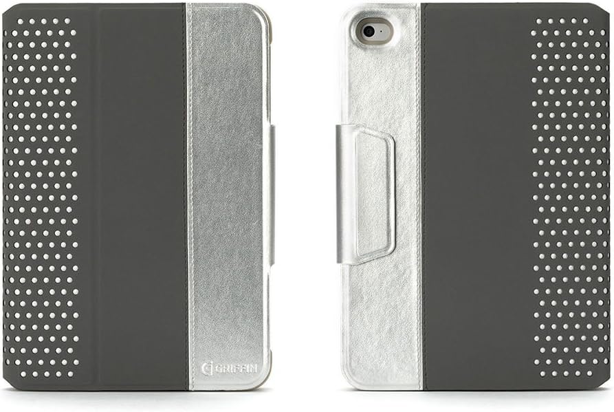 Griffin SnapBook for iPad Mini 4, Silver dots