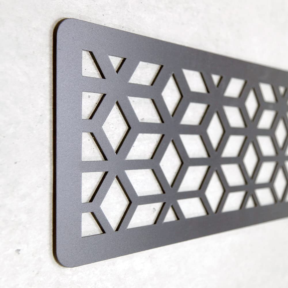 MEGADECOR DECORATE YOUR HOME Cabecero Cama Decorativo Económico en PVC - Tipo Forja. Modelo - France (150cm x 60cm, Negro)