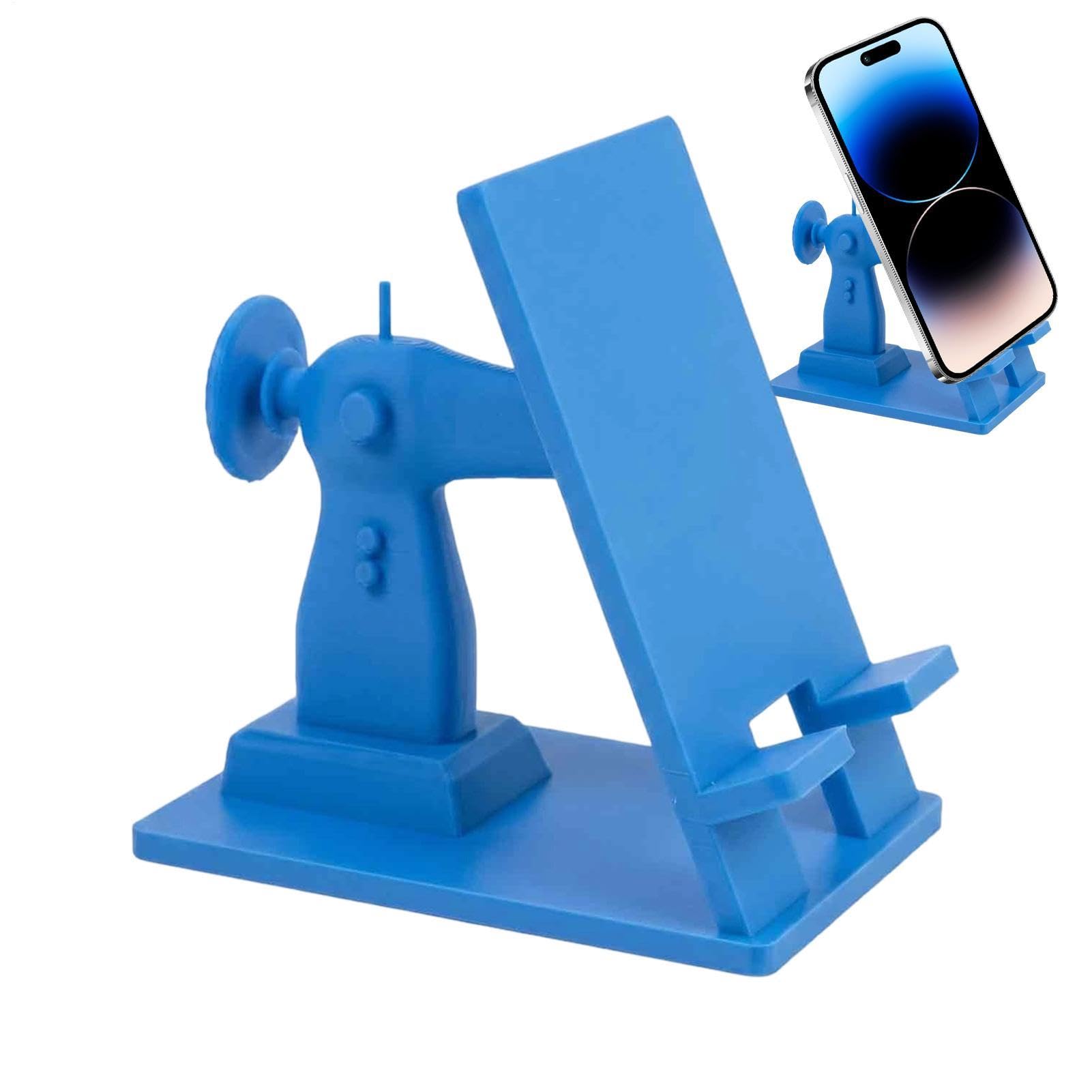 Soporte de teléfono retro impreso en 3D con base antideslizante 8