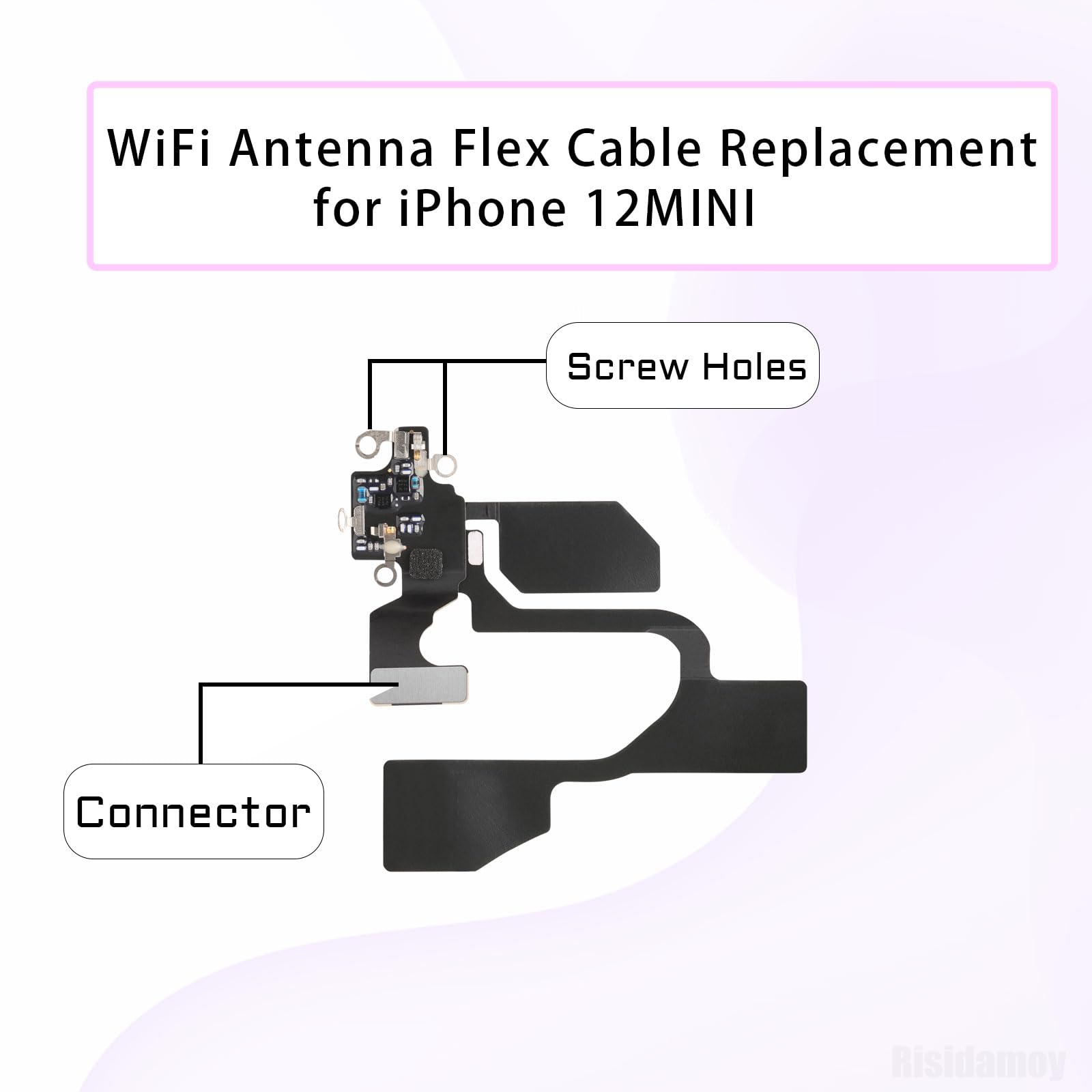 Amazon.co.jp: Risidamoy iPhone 12 Mini WiFiアンテナ信号交換用