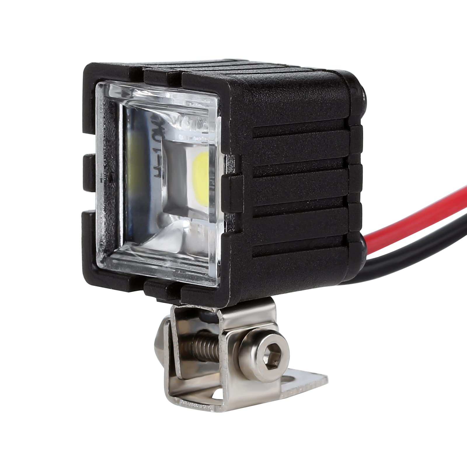 INJORA RC Reflektory RC LED Lights dla 1:10 RC Crawler Axial TRX4 TRX6 SCX10 90046 Wraith RR10 MST Redcat (kwadratowy)