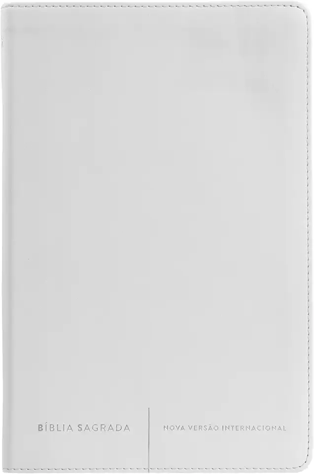 Bíblia Sagrada NVI Slim, Capa luxo branca