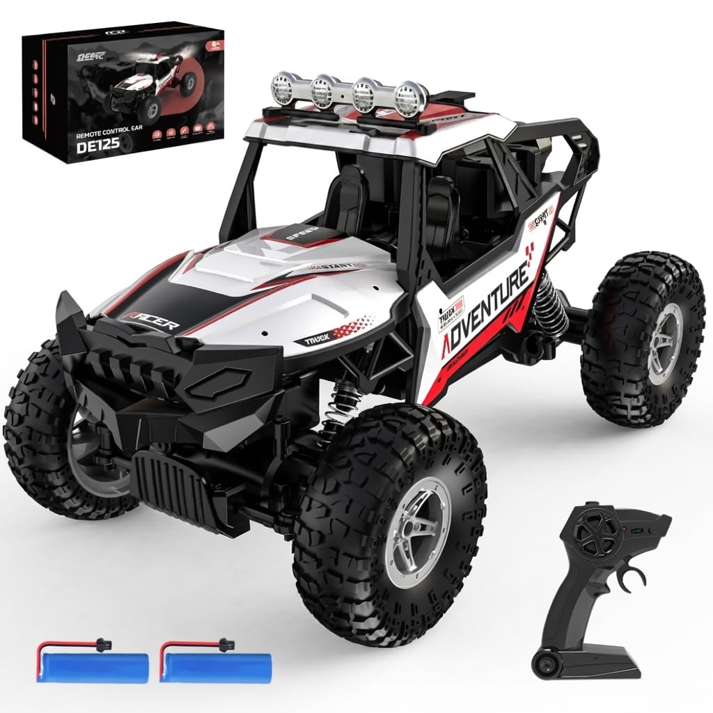 Amazon.co.jp: DEERC ラジコンカー 1/16 4WD 四輪駆動 操作時間60分