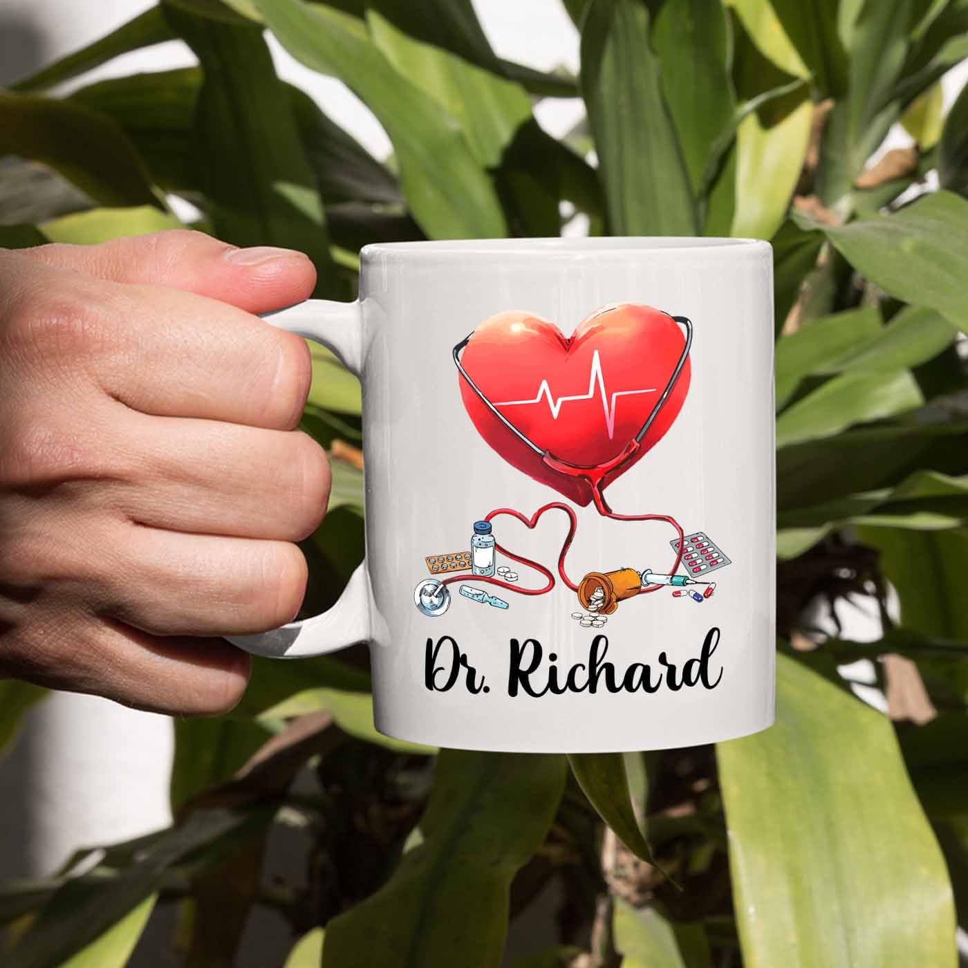 Amazon.com: Personalized Name Doctors Coffee Cup Gifts For Men Women Dr  Birthday, A Wise Doctor Once Wrote White Coffee Mug 11 15 Oz, Customized Doctors  Ceramic Cup, Best Doctor Travel Mug Gift,