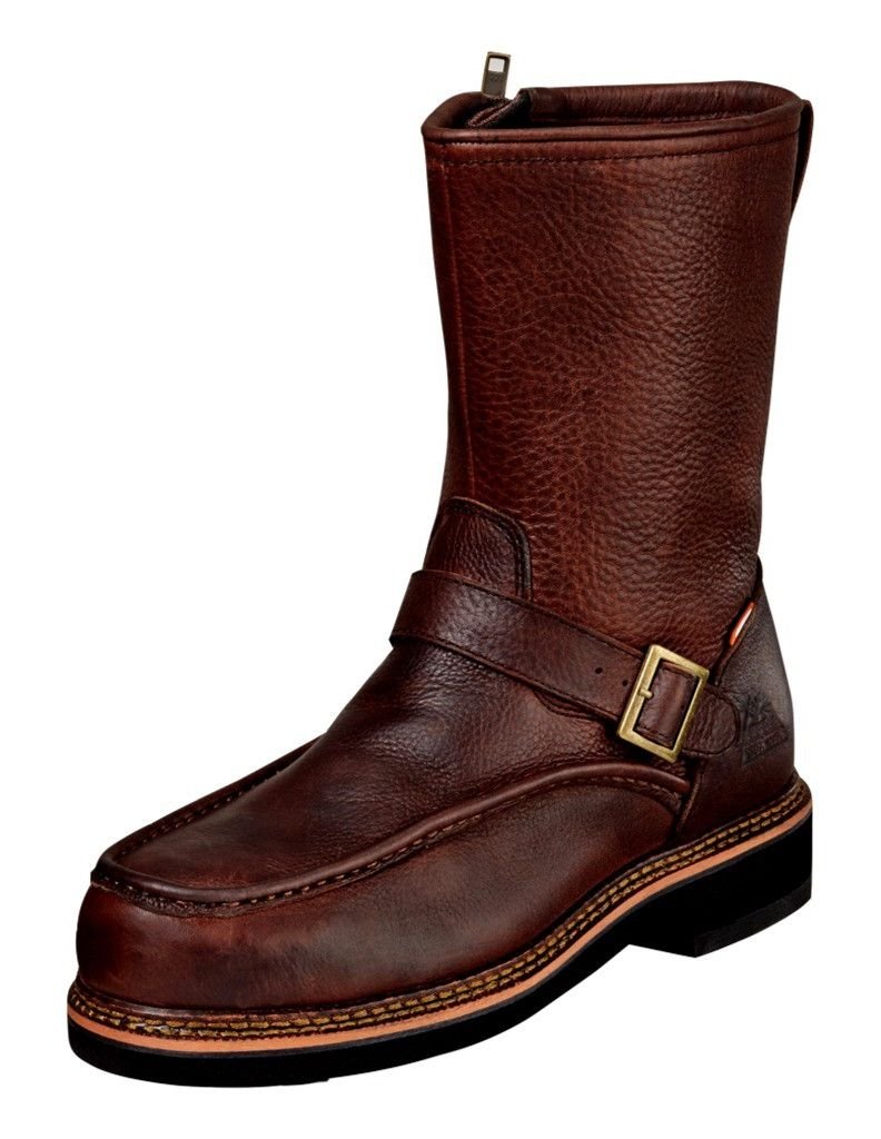 Thorogood 804-4918 Adult's 8-in English Moccasin ST Well Brown