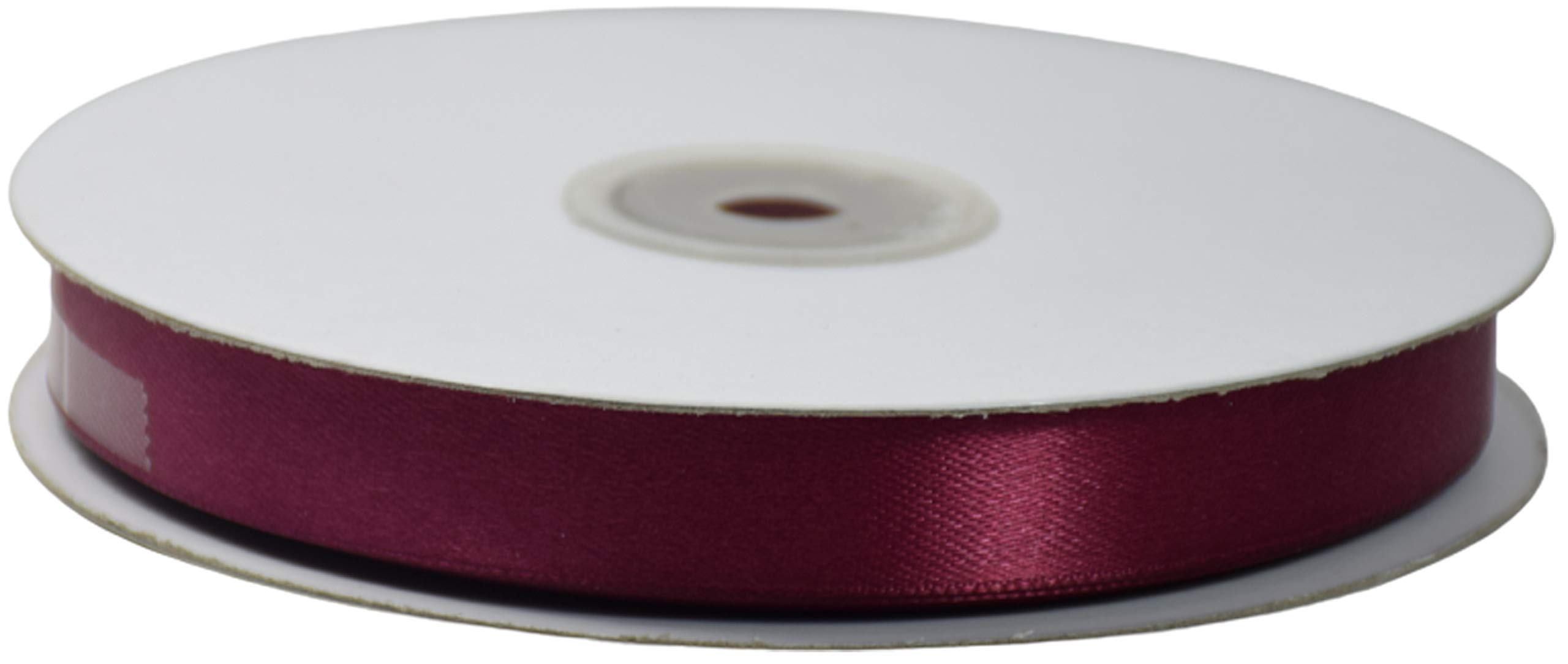 Furlanis Nastro Doppio Raso In Tessuto Italiano, Colore Bordeaux, 3 Mm X 100 Metri, Per Bomboniere E Regali - 5