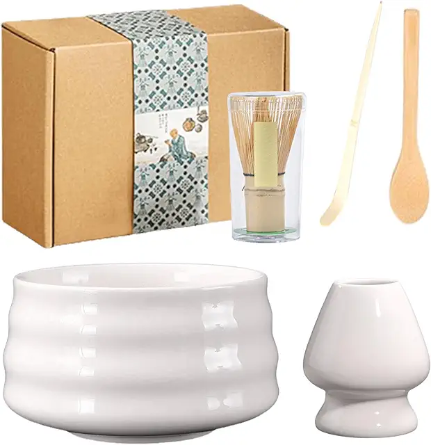 Kit Matcha 5 Pièces - Ensemble Complet pour Préparation de Thé Matcha