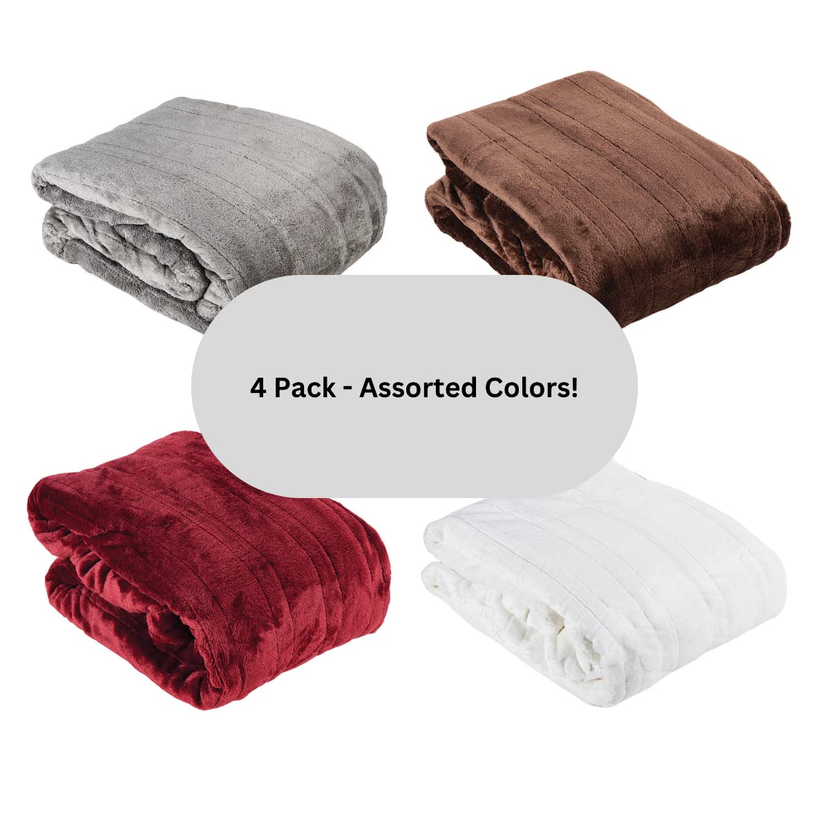 Amazon.com: Westerly Assorted Colors Set of 4 Randomly Selected - Electric  Blankets (Throw Size) : Home u0026 Kitchen