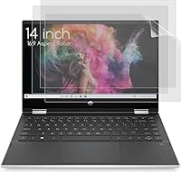Vista 14 de Paquete de 2 protectores de pantalla de vidrio templado de 15.6 pulgadas para laptop de 15.6 pulgadas