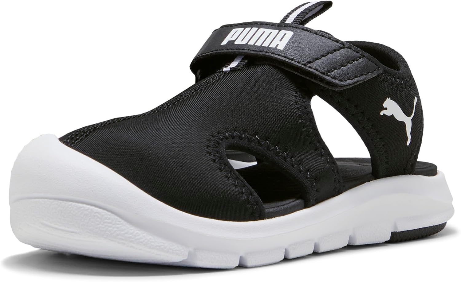 PUMA Kids' Fun Racer Hook and Loop Sandals