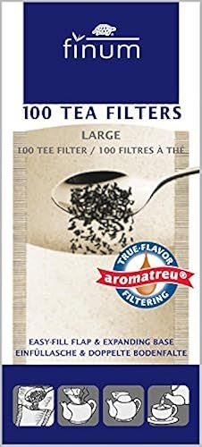 100 filtros de té, grandes, marrón (2)