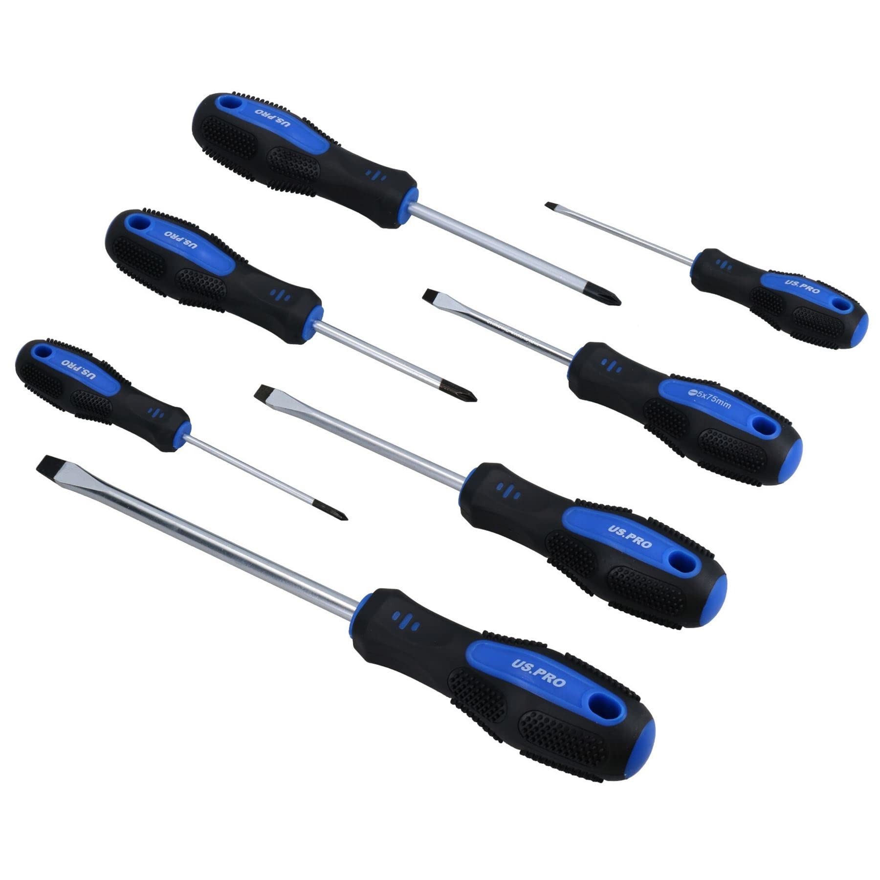 15 pz cacciavite a testa piatta + Phillips + Tamperproof Torx imbottito Grip Set