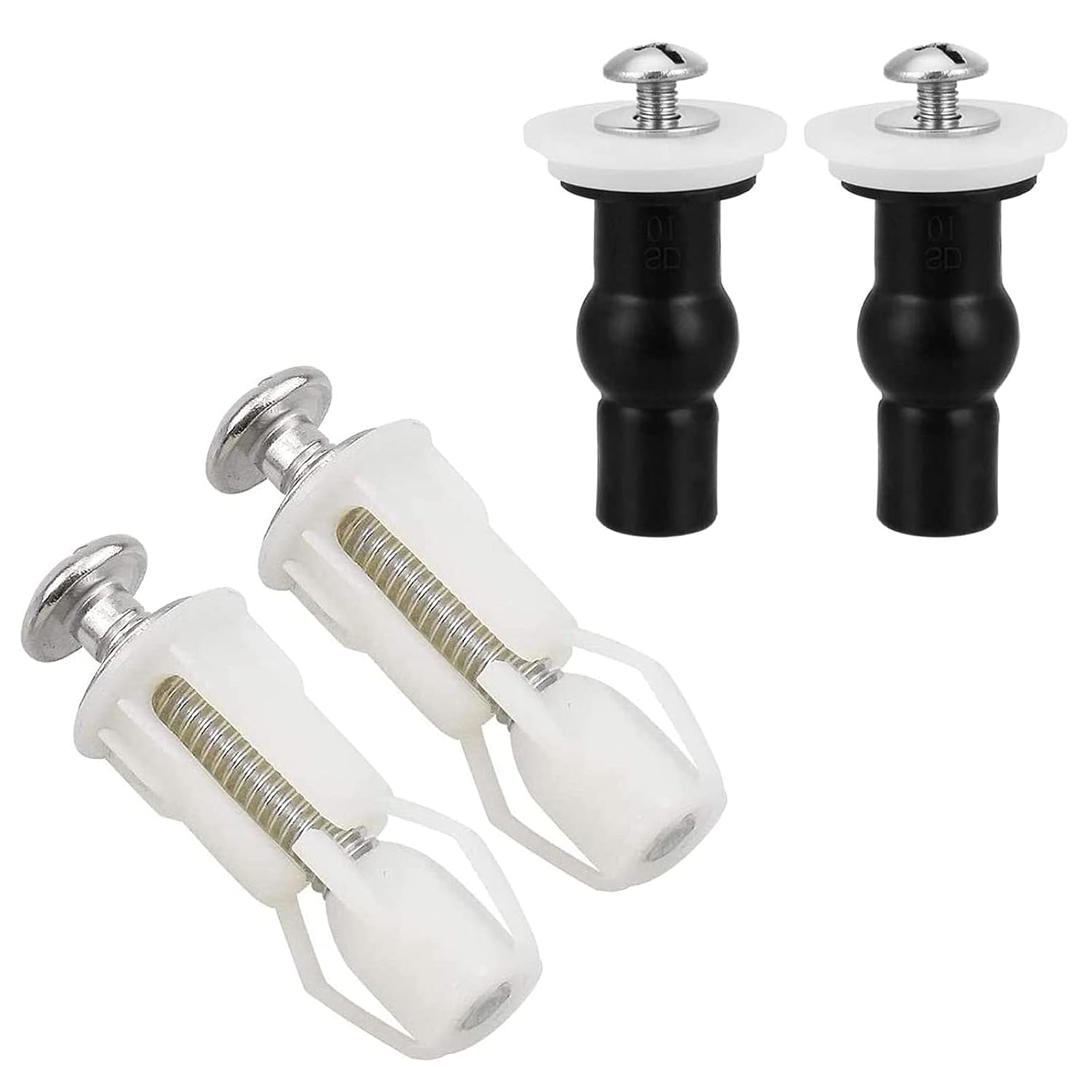 Toilet Seat Hinges Screws， Bolts Toilet Seats Fittings Fix Expanding