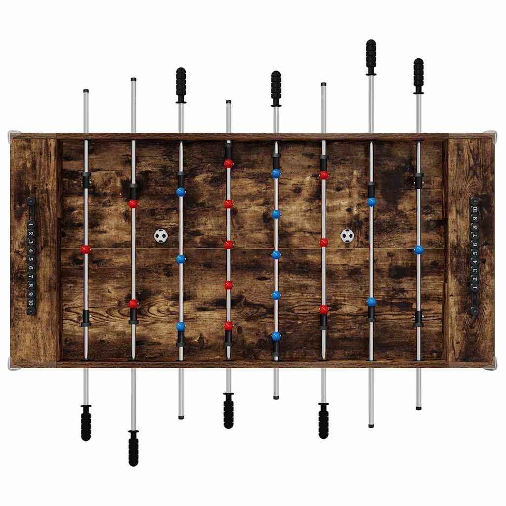 Genérico Mesa de Futbolín Roble Ahumado 125 x 60,5 x 80 cm,Deportes,Juegos de Interior,Futbolín,Mesas de futbolín-858888