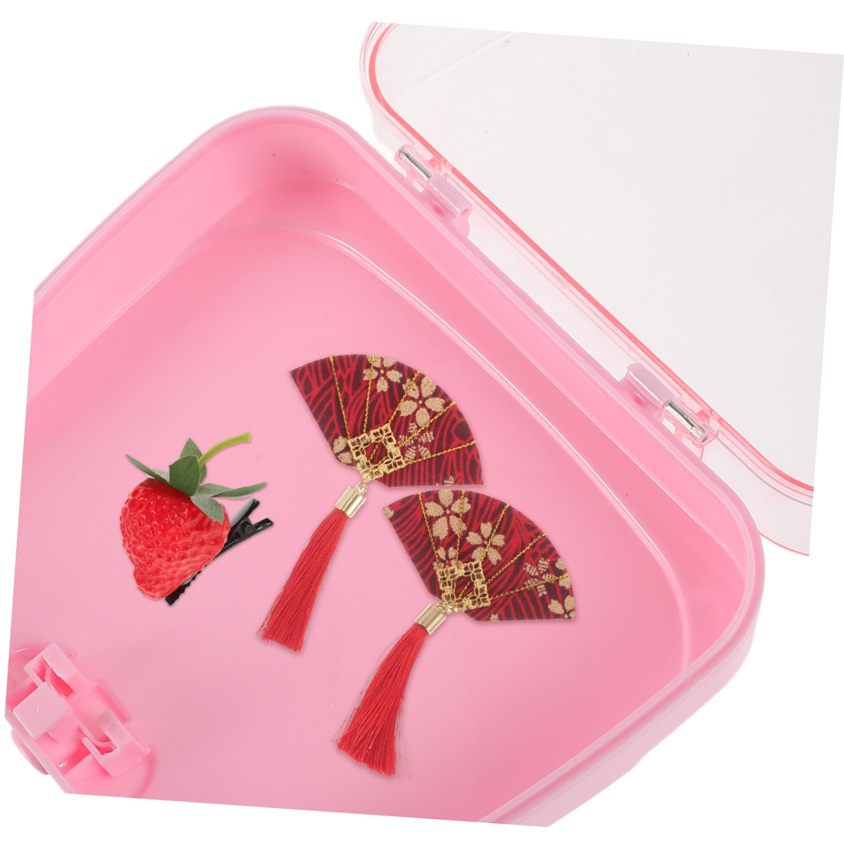 Healvian 5 Piezas Caja de Almacenamiento Portátil para Organizador Multiusos para Accesorios y Manualidades Diseño Creativo y para Viaje y Escuela para Clips y Joyería Infantil