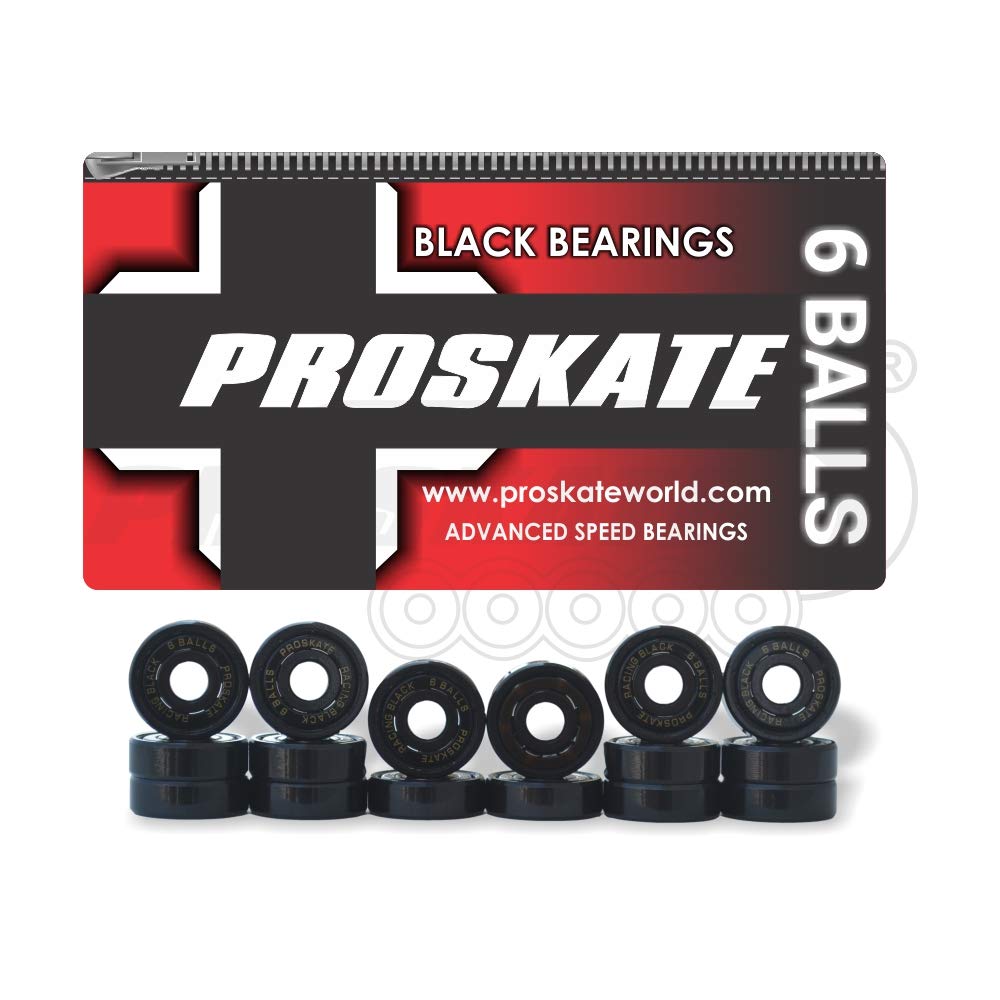 Proskate 6 Ball Black Bearing for Inline Skate ISB 131