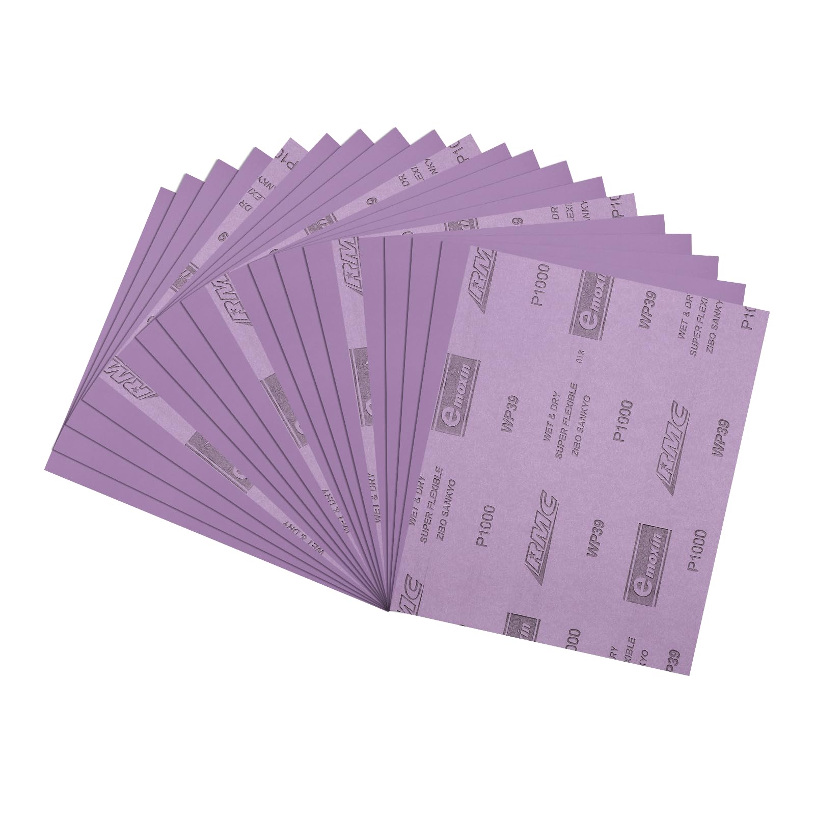 Kozelo 20Pcs Sand Papers 229x279mm 1000Grit Aluminum Oxide Sandpaper Sheets